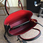 Prada Medium Saffiano Black Leather Double Bag - 1BG775 - 33x24.5x14cm - 5