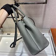 Prada Medium Saffiano Clay/Black Leather Double Bag - 1BG775 - 33x24.5x14cm - 5