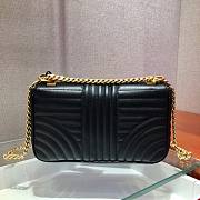 Prada Medium Leather Diagramme Black Bag - 1BD108 - 24x14x6cm - 2