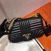 Prada Medium Leather Diagramme Black Bag - 1BD108 - 24x14x6cm - 4