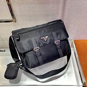 Prada Re-Nylon Shoulder Black Bag -  1BD953 - 30x25x12cm - 5