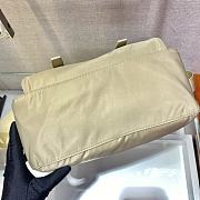 Prada Re-Nylon Shoulder Beige Bag -  1BD953 - 30x25x12cm - 3