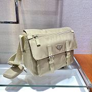 Prada Re-Nylon Shoulder Beige Bag -  1BD953 - 30x25x12cm - 5