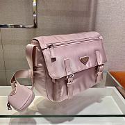 Prada Re-Nylon Shoulder Pink Bag -  1BD953 - 30x25x12cm - 4