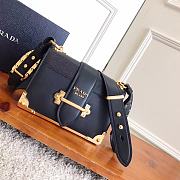 Prada Leather Cahier Bag - 1BD045 - 19x14x9cm - 5