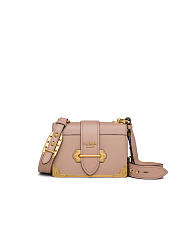 Prada Leather Cahier Power Pink Bag - 1BD045 - 19x14x9cm - 1