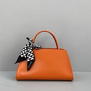 Prada Brushed leather handbag Orange - 1BA327 - 33x18x13.5cm - 4