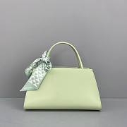 Prada Brushed leather handbag Aqua - 1BA327 - 33x18x13.5cm - 3