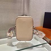 Prada Saffiano Pink Leather Mini Bag - 1BH183 - 11x17.5x3.5cm - 6