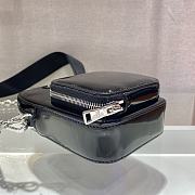 Prada Brushed Leather Shoulder Bag - 11x17.5x3.5cm - 3