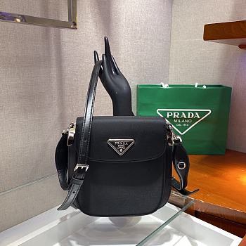 Prada Nylon and leather shoulder bag - 1BD259 - 20x19x4cm