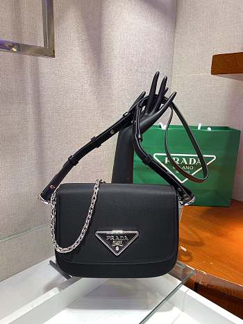 Prada Nylon and Leather Identity Shoulder bag - 1BD263 - 21x16x6.5cm