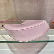 Prada Cleo Brushed Alabaster Pink Leather shoulder bag - 1BC499 - 26.5x15x4cm - 2