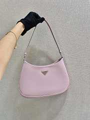 Prada Cleo Brushed Alabaster Pink Leather shoulder bag - 1BC499 - 26.5x15x4cm - 5