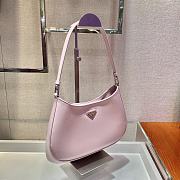 Prada Cleo Brushed Alabaster Pink Leather shoulder bag - 1BC499 - 26.5x15x4cm - 6