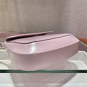 Prada Cleo Brushed PinkLeather Shoulder Bag - 1BD303 - 24x19x6cm - 2