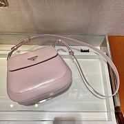 Prada Cleo Brushed PinkLeather Shoulder Bag - 1BD303 - 24x19x6cm - 4