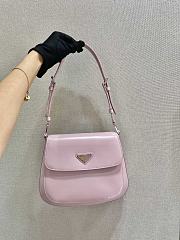 Prada Cleo Brushed PinkLeather Shoulder Bag - 1BD303 - 24x19x6cm - 6