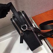 Prada Saffiano Leather Brique Black Bag - 2VH066 - 16x20x6cm - 6