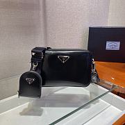 Prada Brushed Leather Shoulder bag - 1BH180 - 19.5x12.5x4.5cm - 1