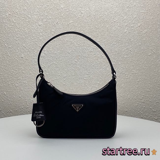 Prada | Re-Edition 2005 Re-Nylon mini black bag - 1NE204 - 23x13x5cm - 1