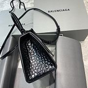 Balenciaga Graffiti Hourglass Crocodile Bag - 23x10x14cm - 3