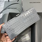 Balenciaga Hourglass Small Top Handle Grey Bag - 23x10x14cm - 3