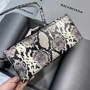 Balenciaga Hourglass Small Top Handle Bag In Black/White - 23x10x14cm - 5