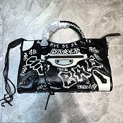Balenciaga Graffiti Classic City AJ Leather Shoulder Bag- 38x14x24cm   - 2
