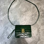 Balenciaga Logo-plaque Mini Green Bag - 18.5x7x14cm - 1