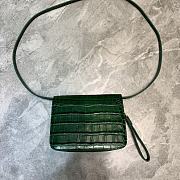 Balenciaga Logo-plaque Mini Green Bag - 18.5x7x14cm - 5