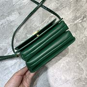 Balenciaga Logo-plaque Mini Green Bag - 18.5x7x14cm - 3