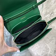 Balenciaga Logo-plaque Mini Green Bag - 18.5x7x14cm - 2