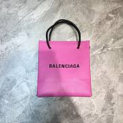 Balenciaga Small Square Shopping Pink Bag - 19x8x21.5cm - 1