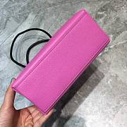 Balenciaga Small Square Shopping Pink Bag - 19x8x21.5cm - 5