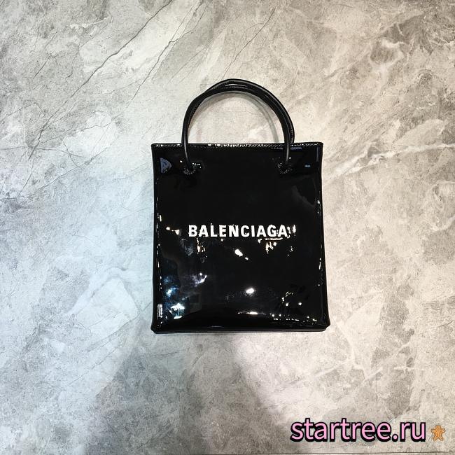 Balenciaga Small Square Shopping Black Bag - 19x8x21.5cm - 1