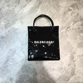 Balenciaga Small Square Shopping Black Bag - 19x8x21.5cm
