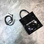 Balenciaga Small Square Shopping Black Bag - 19x8x21.5cm - 6