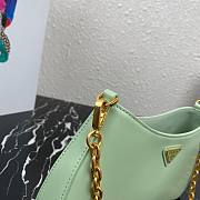 Prada Leather Aqua Chain Hobo Bag- 1BC148 - 25.5x15.5x 4cm - 4