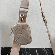 Prada System Nappa Beige Leather Patchwork Bag - 1BD292 - 21x16x7cm - 6