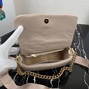 Prada System Nappa Beige Leather Patchwork Bag - 1BD292 - 21x16x7cm - 5