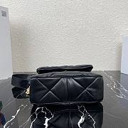 Prada System Nappa Black Leather Patchwork Bag - 1BD292 - 21x16x7cm - 5