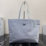 Prada Re-Nylon and Saffiano Leather Cornflower Tote Bag - 1BG107 - 40x34x16cm - 1