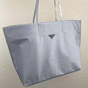 Prada Re-Nylon and Saffiano Leather Cornflower Tote Bag - 1BG107 - 40x34x16cm - 6