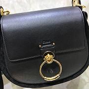 Chloé Small Tess Shoulder Black Bag - CHC18W - 20x18.5x7cm - 2