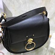 Chloé Small Tess Shoulder Black Bag - CHC18W - 20x18.5x7cm - 5