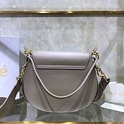 Chloé Small Tess Shoulder Gray Bag - CHC18W - 20x18.5x7cm - 3