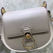 Chloé Small Tess Shoulder Gray Bag - CHC18W - 20x18.5x7cm - 6