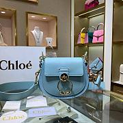 Chloé Small Tess Shoulder In Shiny & Suede Calfskin Bag - CHC18W - 20x18.5x7cm - 1