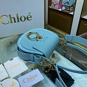 Chloé Small Tess Shoulder In Shiny & Suede Calfskin Bag - CHC18W - 20x18.5x7cm - 6